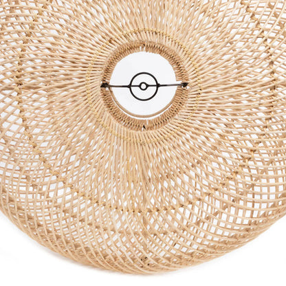 Wholly Pendant Lamp in Natural Rattan — Ø 40 × 25 cm