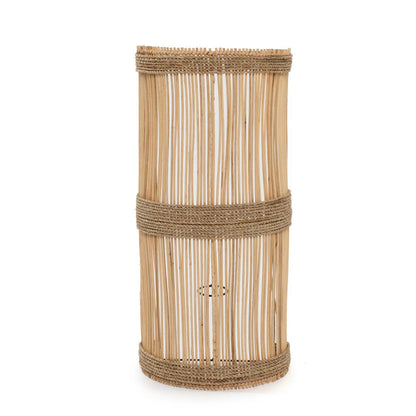 Aplique de Parede Jalal em Rattan Natural — M