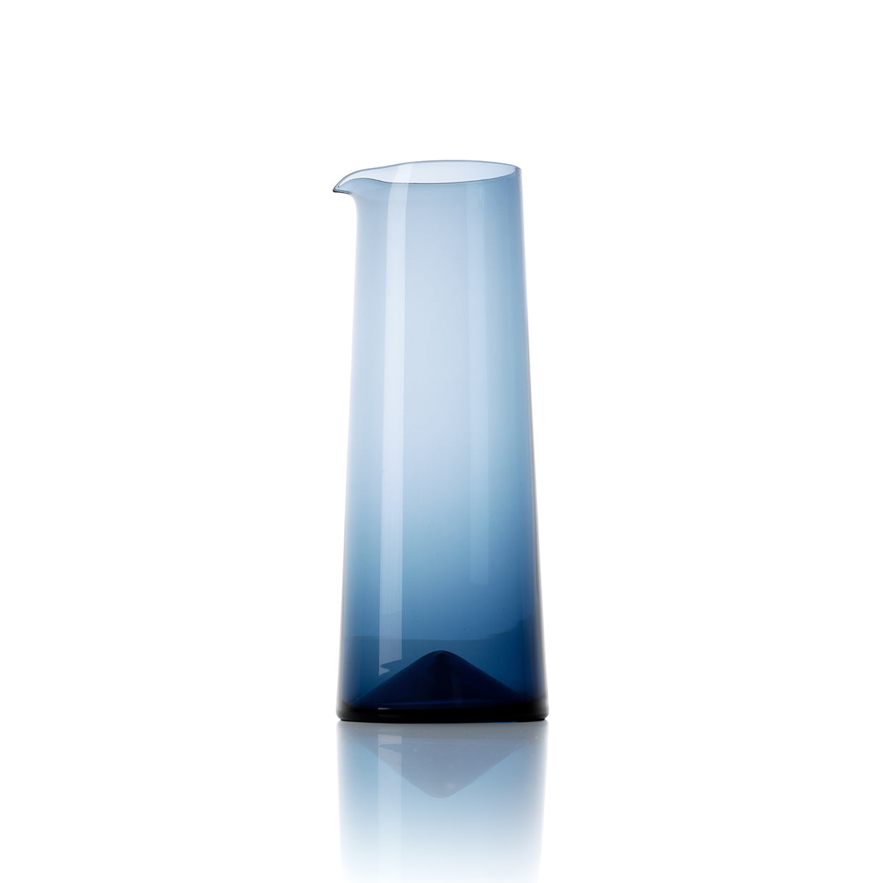 Azure Light-Blue Glass Jug