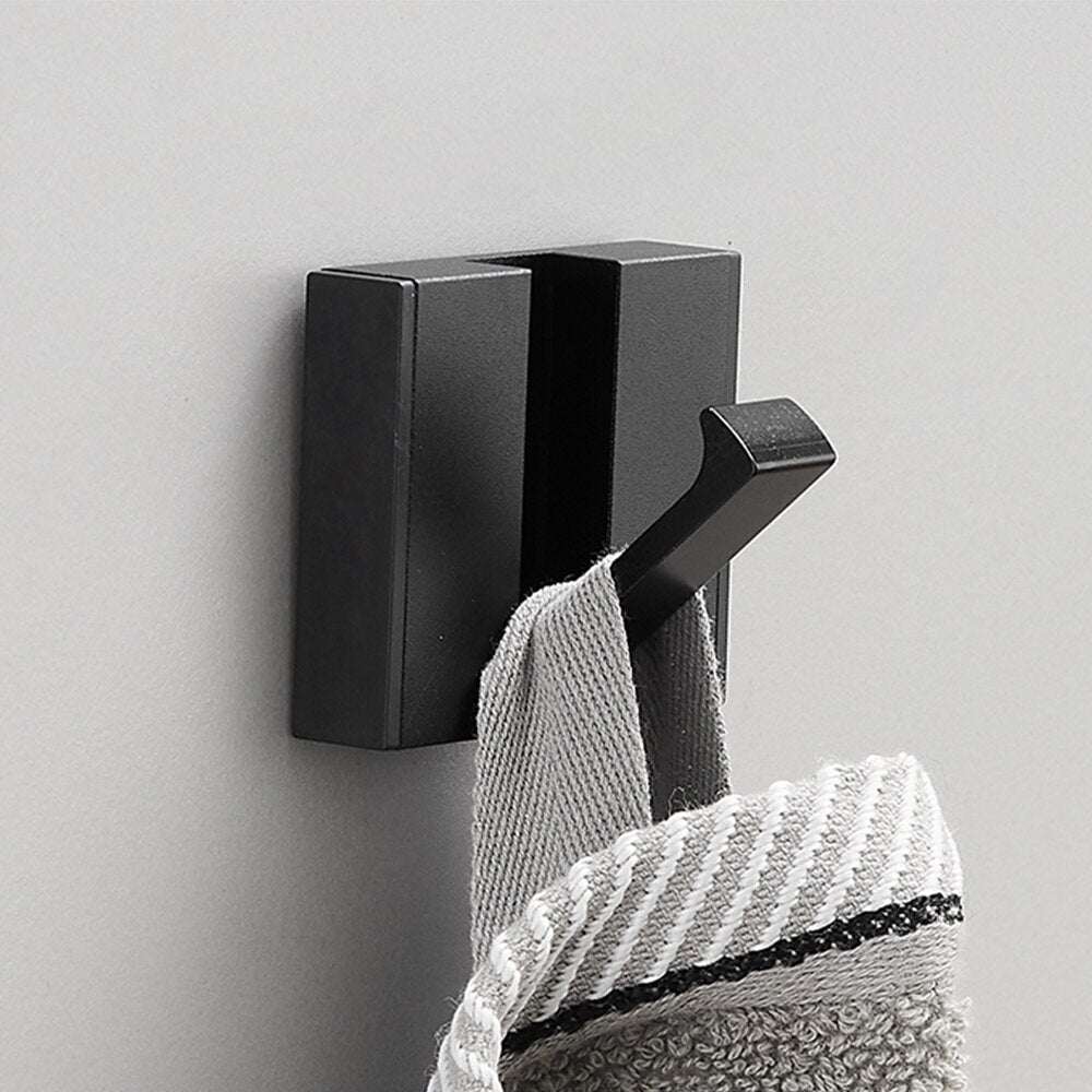 Perchero de pared moderno Palermo - Perchero metal negro-5