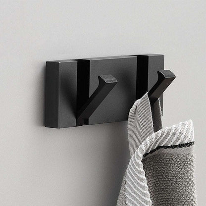 Perchero de pared moderno Palermo - Perchero metal negro-6