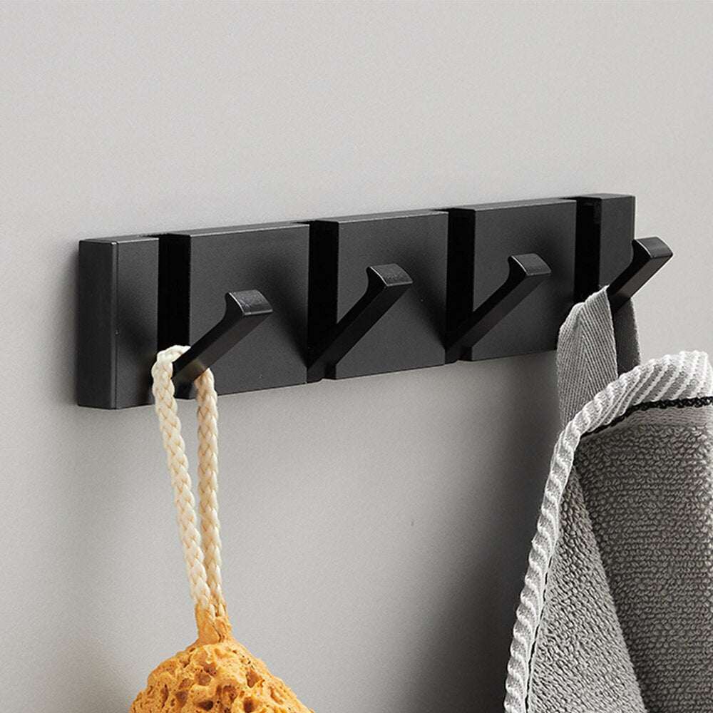 Perchero de pared moderno Palermo - Perchero metal negro-8