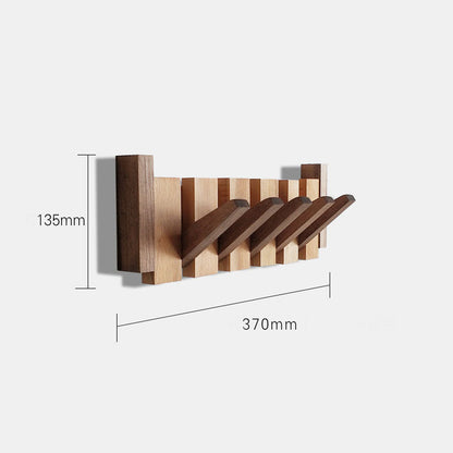 Verona Wall Hanger in Natural Wood — Scandinavian Folding Hanger