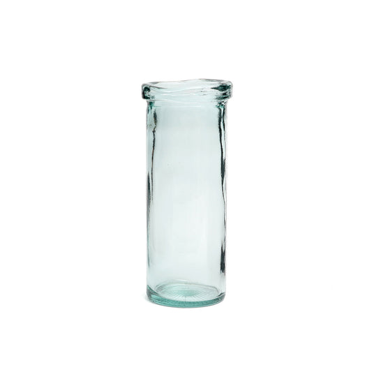 Vaso Jiandan em Vidro — Azul — L