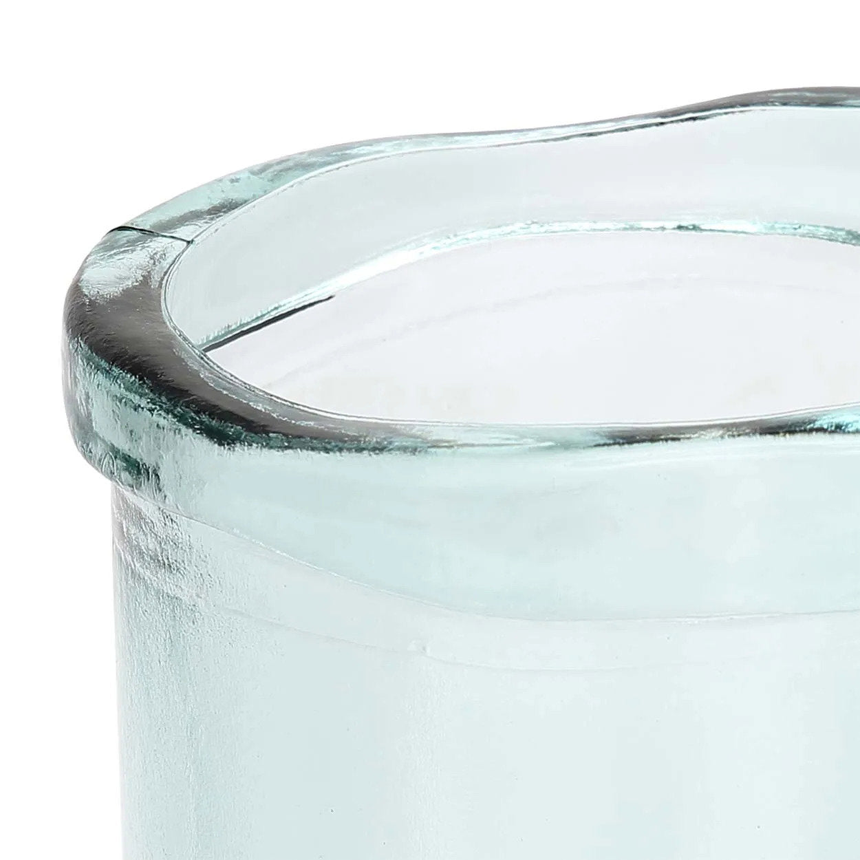 Vaso Jiandan em Vidro — Azul — L