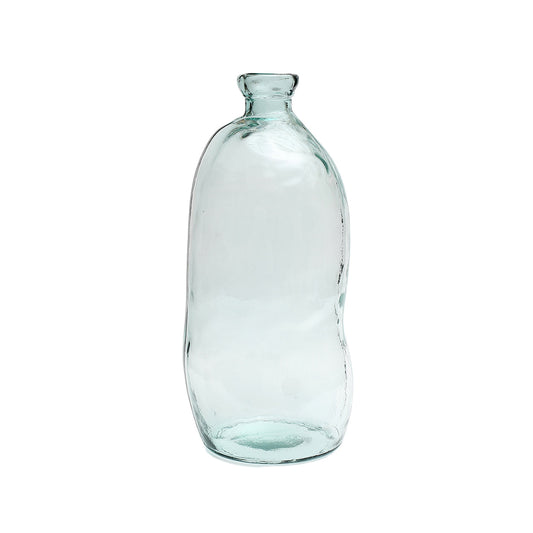 Vaso Jinsuo em Vidro Azul — Ø 34 × 73 cm
