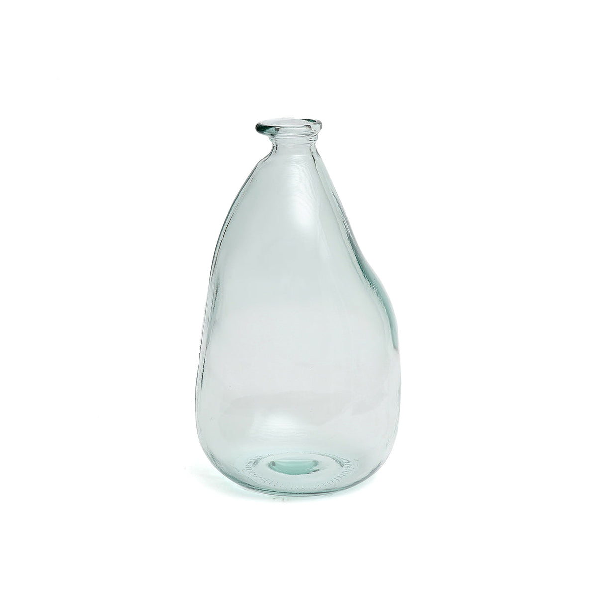 Shudi Vase in Recycled Glass — Blue
