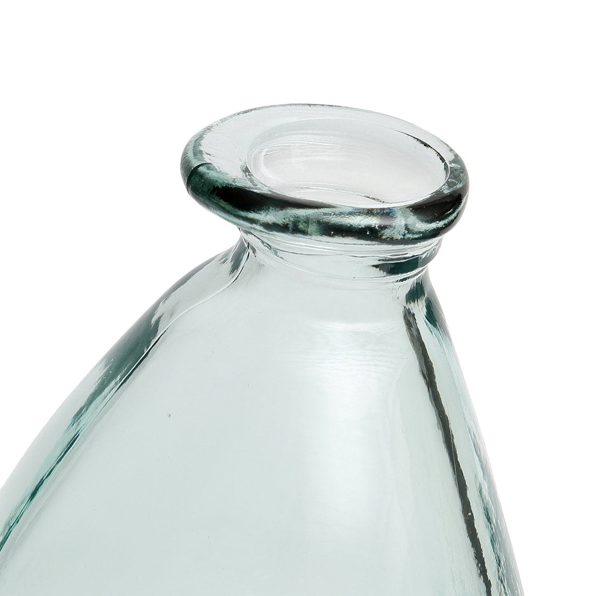 Shudi Vase in Recycled Glass — Blue