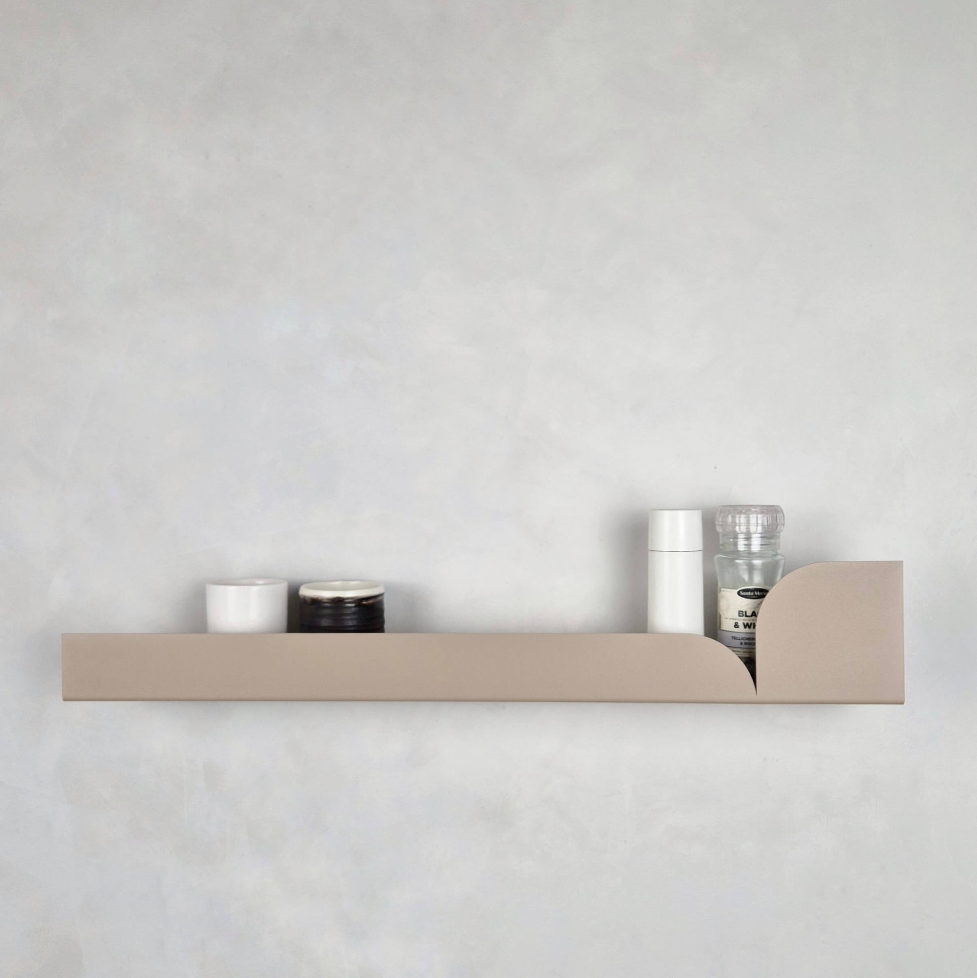 Estantería de pared metálica Torino grande – repisa flotante 60 cm-4