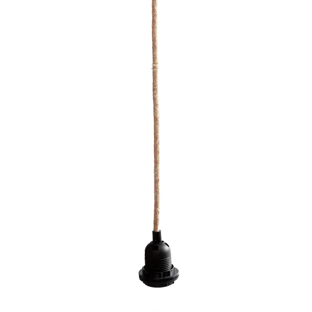 Pendant Light Cord Set — Natural and Black, 1 Socket