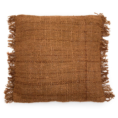 Funda de Cojín Oh My Gee de Algodón — Marrón — 60×60