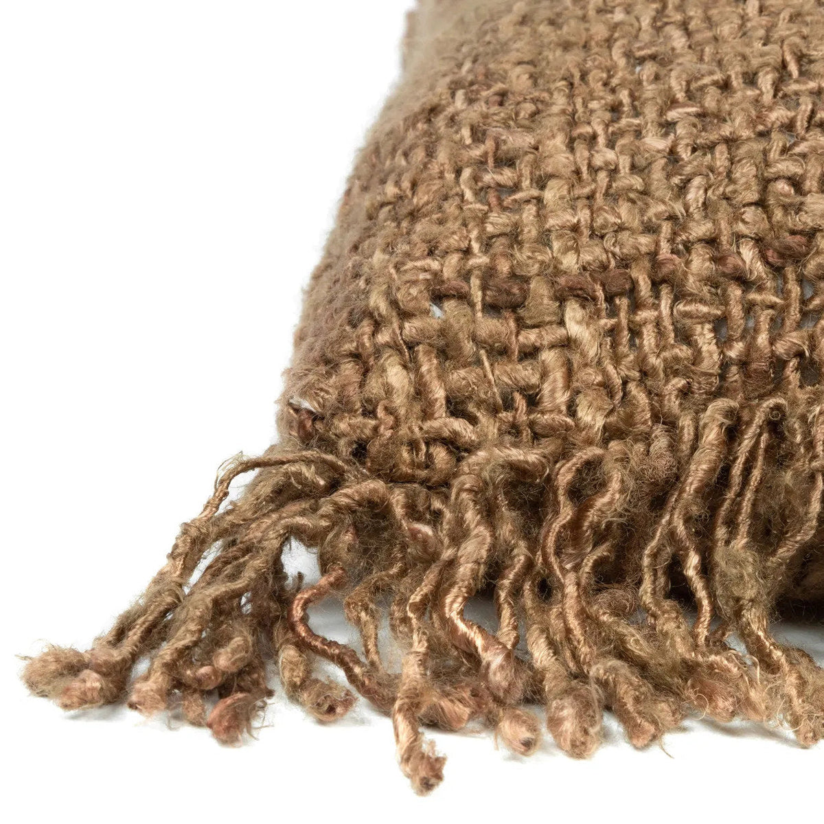 Funda de Cojín Oh My Gee de Algodón — Marrón — 60×60