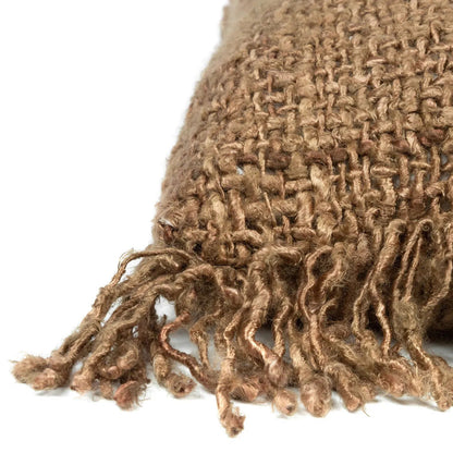 Funda de Cojín Oh My Gee de Algodón — Marrón — 60×60