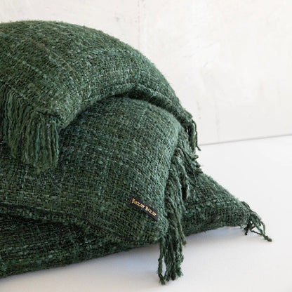 Capa de Almofada Oh My Gee em Algodão — Verde Floresta — 60×60