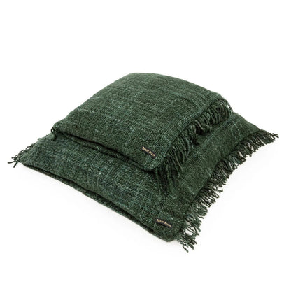 Funda de Cojín Oh My Gee de Algodón — Verde Bosque — 60×60