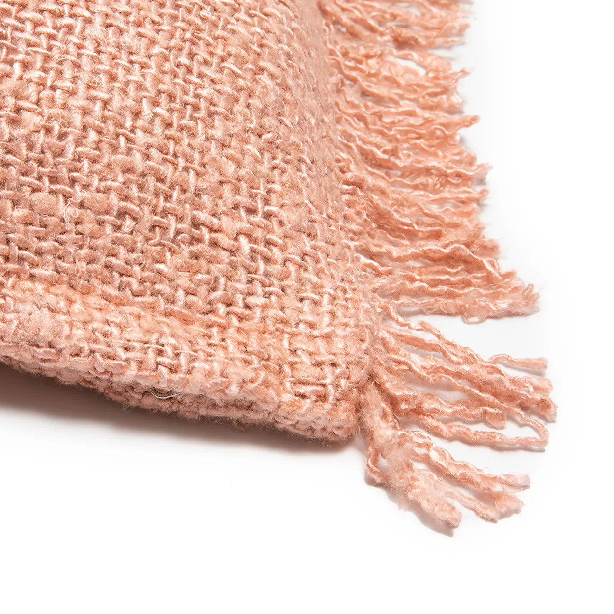 Oh My Gee Cotton Cushion Cover — Salmon Pink — 60x60