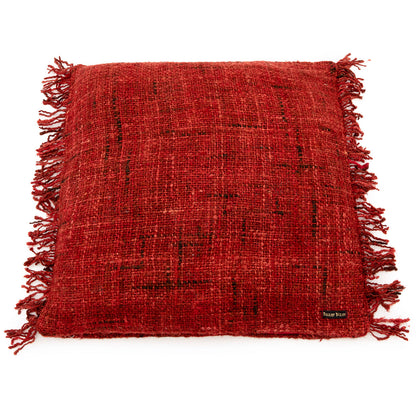 Oh My Gee Cotton Cushion Cover — Cherry Red — 60×60