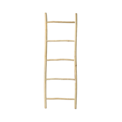Tulum Decorative Ladder in Natural Teak — 165 cm