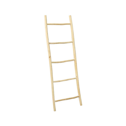 Tulum Decorative Ladder in Natural Teak — 165 cm
