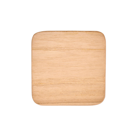 Pack de 4 Porta-Copos em Pedra Natural Rústica, Natural — Ø 10 cm
