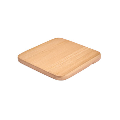 Pack de 4 Porta-Copos em Pedra Natural Rústica, Natural — Ø 10 cm