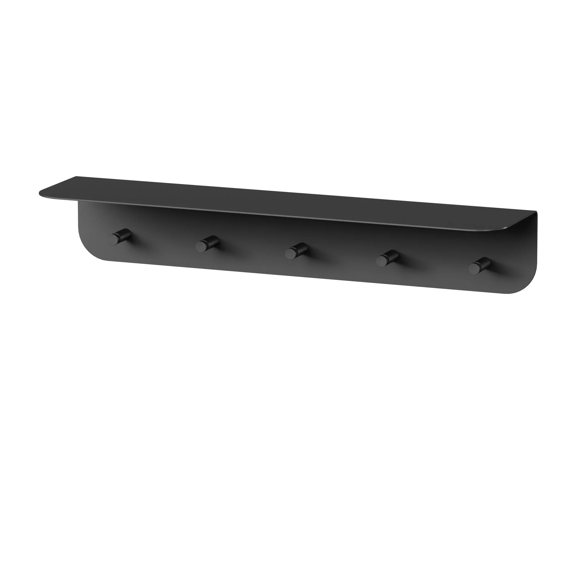 Perchero de pared Milano con estante y ganchos-7