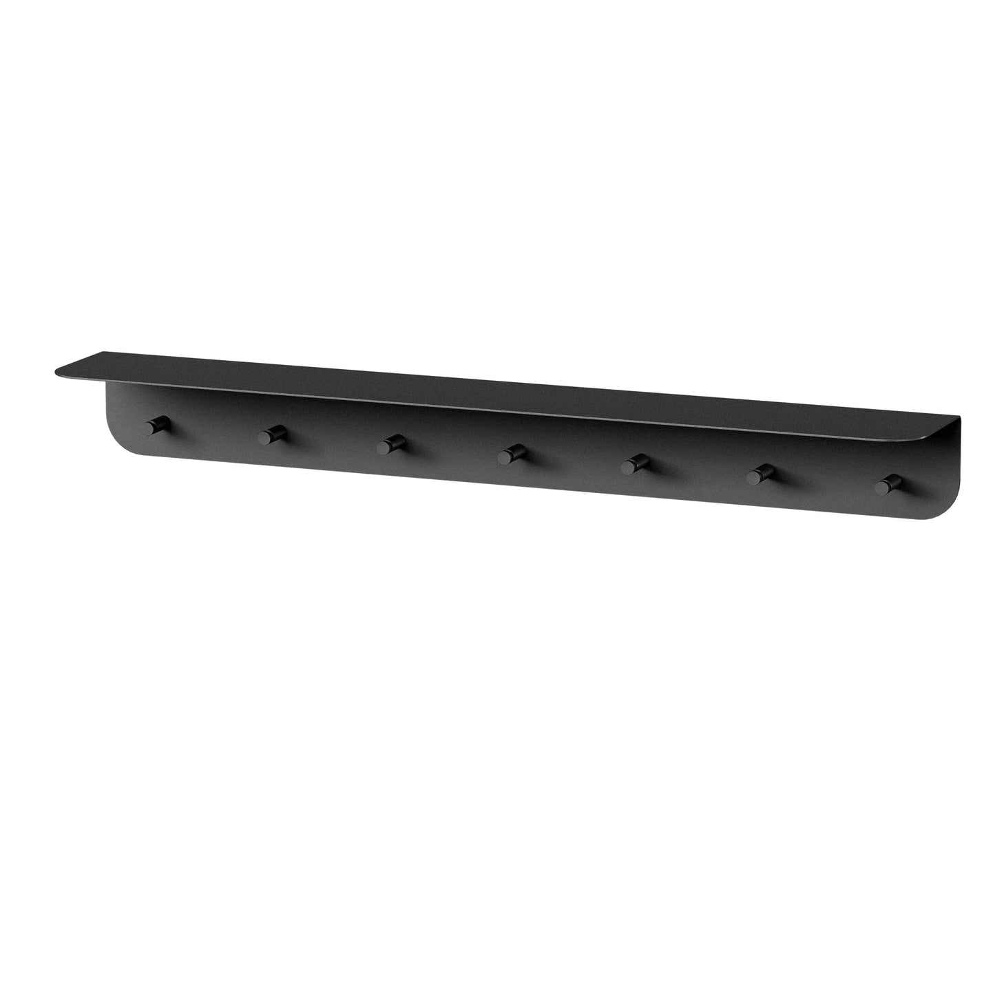 Perchero de pared Milano con estante y ganchos-9