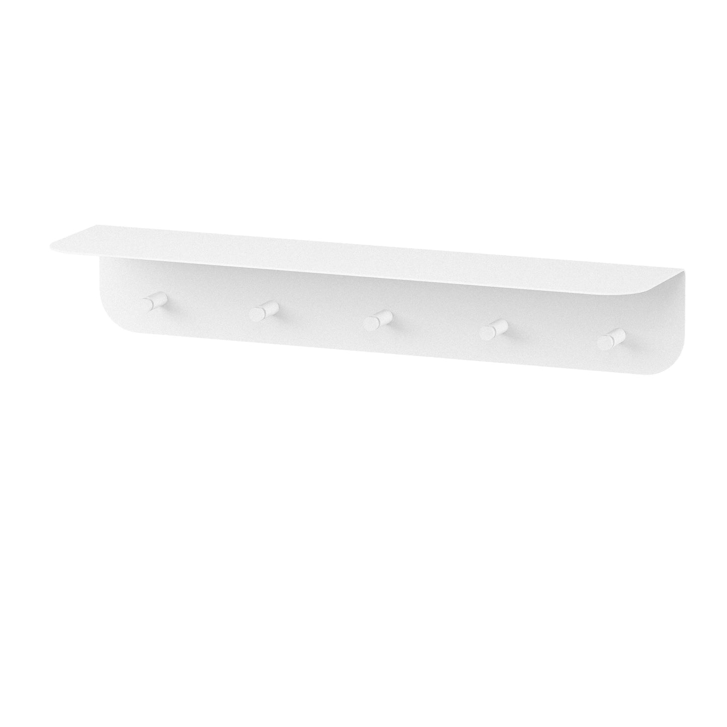 Perchero de pared Milano con estante y ganchos-8