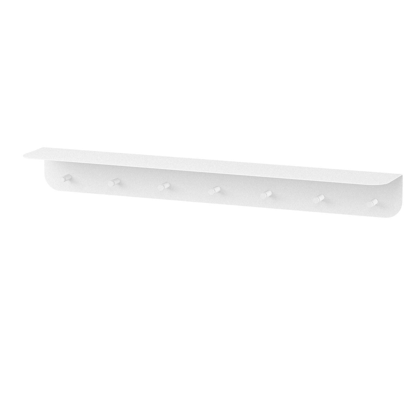 Perchero de pared Milano con estante y ganchos-10