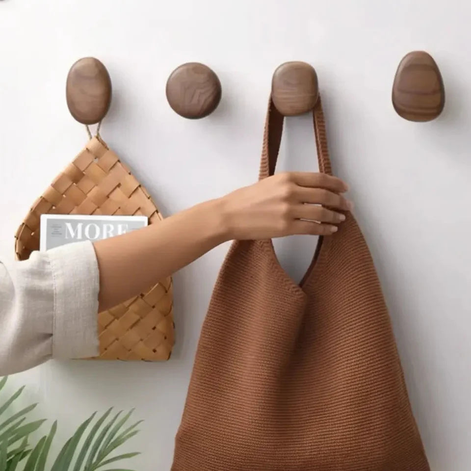 Verona Stone Wall Hooks — Wood in the Shape of Natural Stone