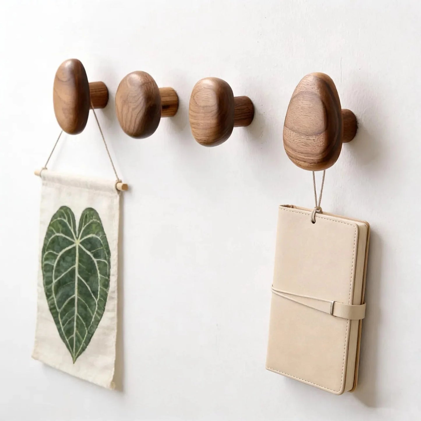 Verona Stone Wall Hooks — Wood in the Shape of Natural Stone