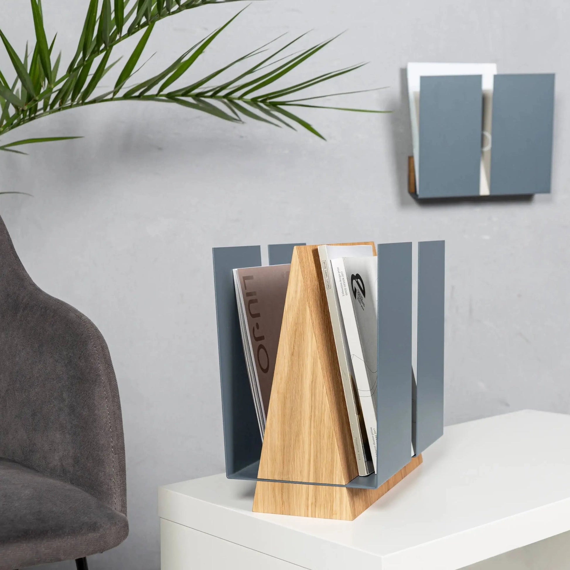 Revistero de pared Faenza – estante flotante para revistas-3