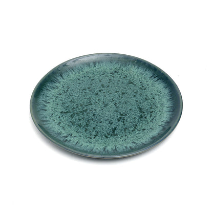 Pack de 6 Pratos de Salada Aqua em Grés Azul-Água — Ø 22 cm