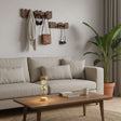 Verona Wall Hanger in Natural Wood — Scandinavian Folding Hanger