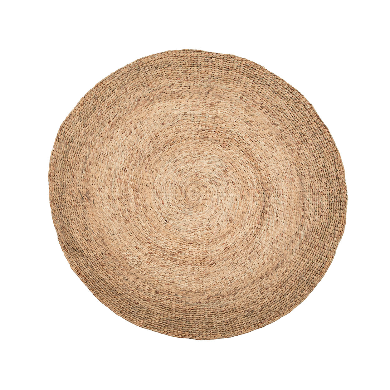 Water Hyacinth Rug — Natural — Round 200 cm