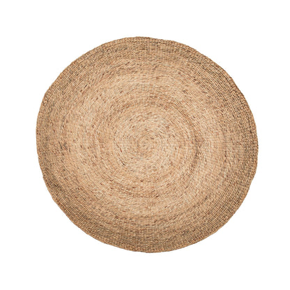 Water Hyacinth Rug — Natural — Round 200 cm