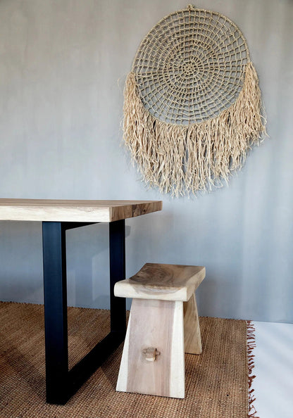 Mekong Tribal Rug — Natural — 260×180