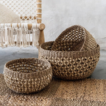 Tapete Vietnamita XL Tecido à Mão — Natural — 280×175