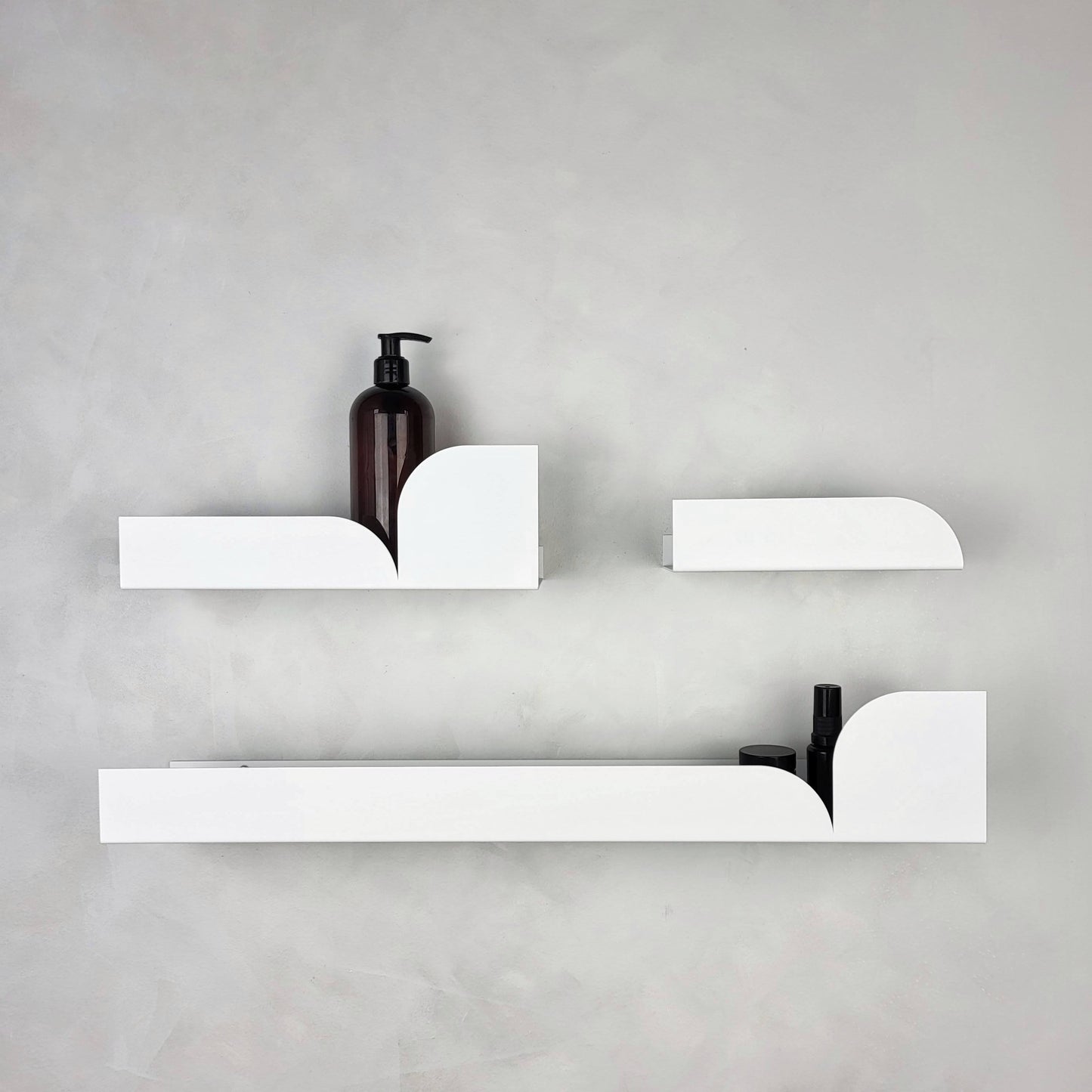Estantería de pared metálica Torino grande – repisa flotante 60 cm-1