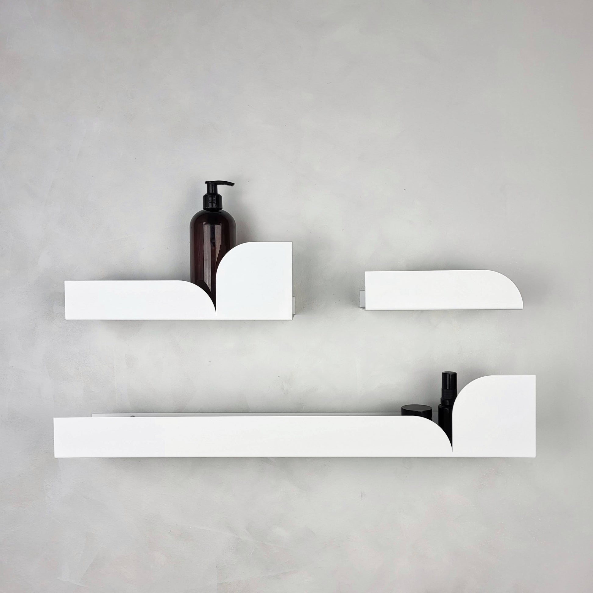 Estantería de pared metálica Torino grande – repisa flotante 60 cm-1