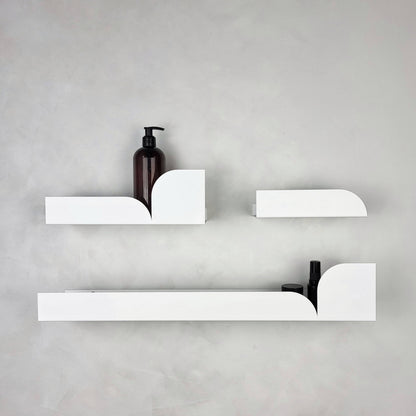 Estantería de pared metálica Torino grande – repisa flotante 60 cm-1
