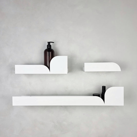 Estantería de pared metálica Torino grande – repisa flotante 60 cm-1