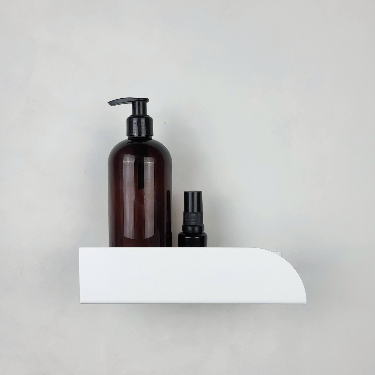 Estantería de pared metálica Torino – repisa flotante para baño y cocina-3