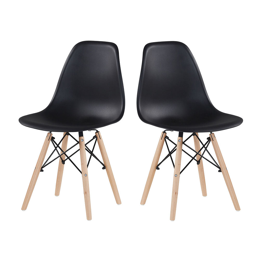 Cadeiras de jantar modernas preto — detalhe