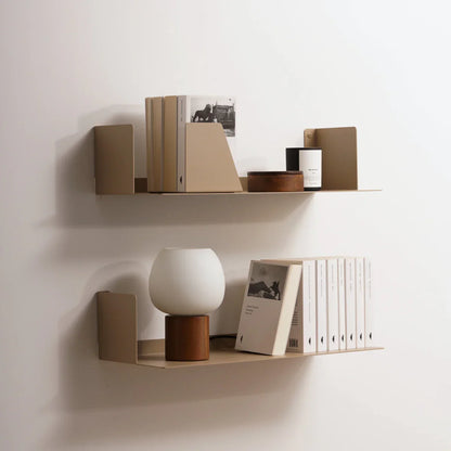 Estantería de pared metálica Firenze – repisa flotante para libros-2