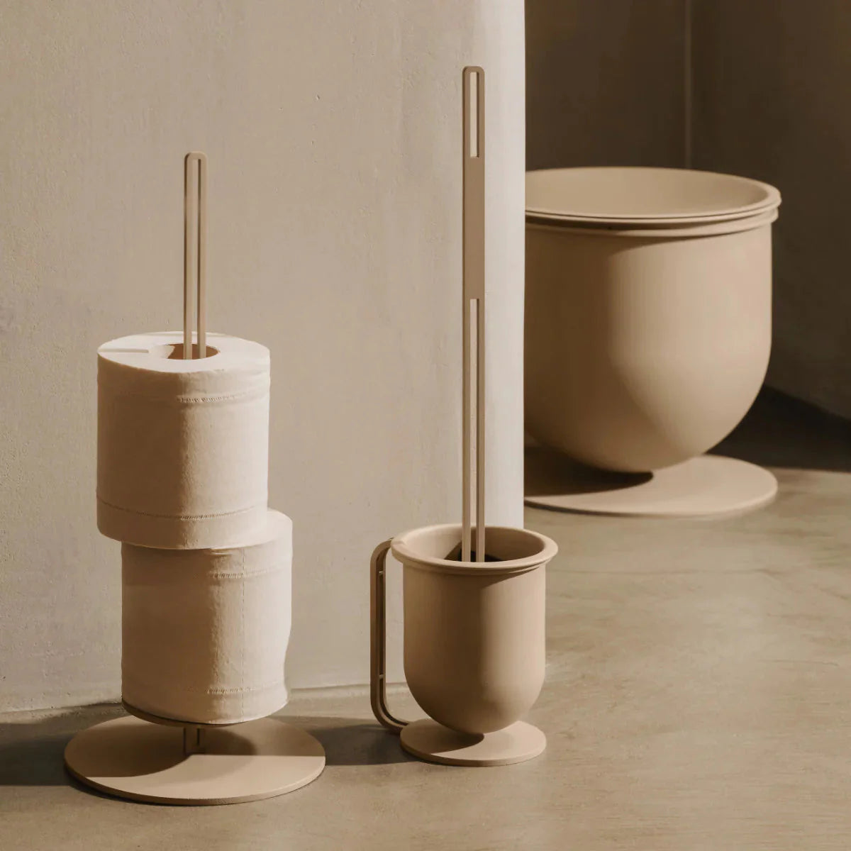 Escobillero Lund – portaescobillas baño de pared o suelo-1