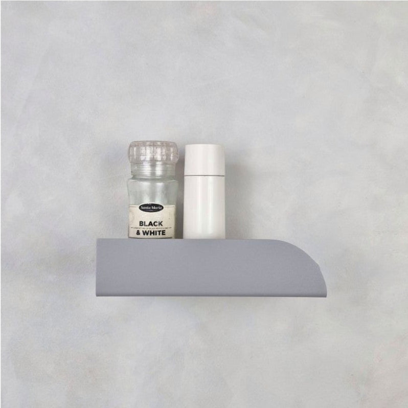 Estantería de pared metálica Torino – repisa flotante para baño y cocina-4