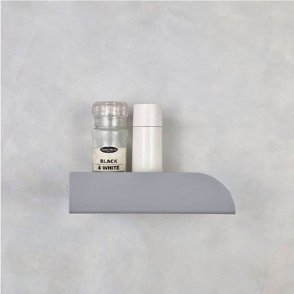Estantería de pared metálica Torino – repisa flotante para baño y cocina-4