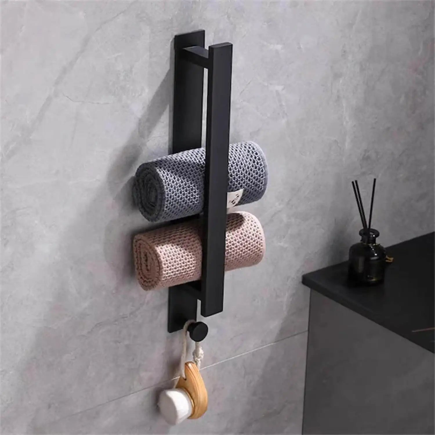 Toallero baño Torino – barra toallero sin taladro-1